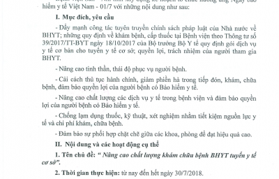 Kế hoạch số 24/KH-BVSN v/v Tổ chức các hoạt động hưởng ứng Ngày bảo hiểm y tế Việt Nam 01/7.